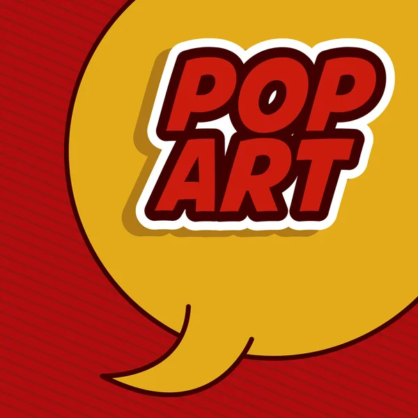 Design pop art — Vettoriale Stock