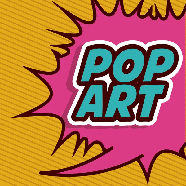 Pop art ontwerp — Stockvector