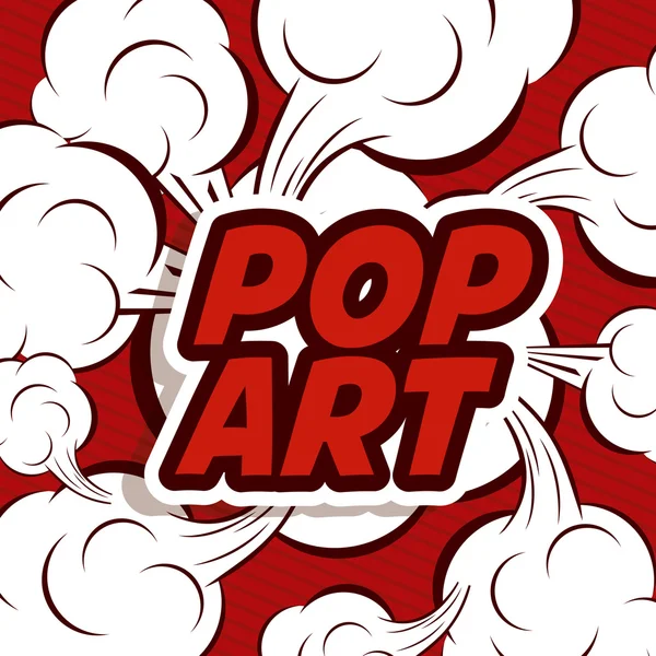 Pop sanat tasarım — Stok Vektör