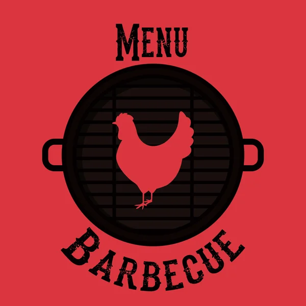 Conception de barbecue — Image vectorielle