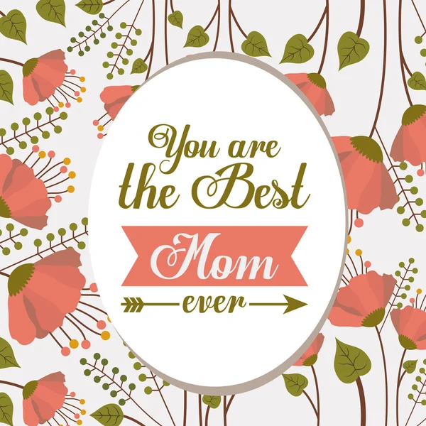 Happy Mothers day design Stock Vector