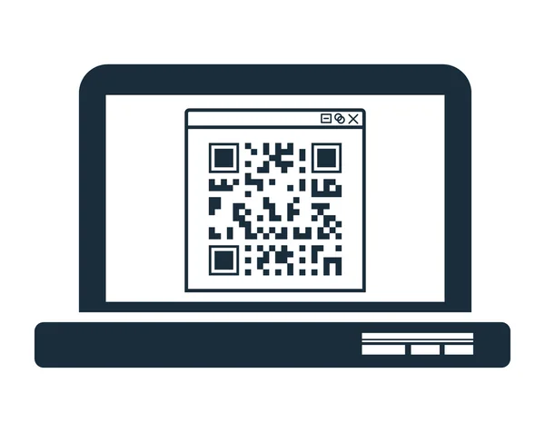 Qr-Code-Design scannen — Stockfoto