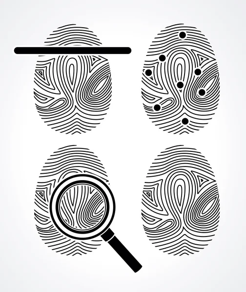 stock image FingerPrint desi