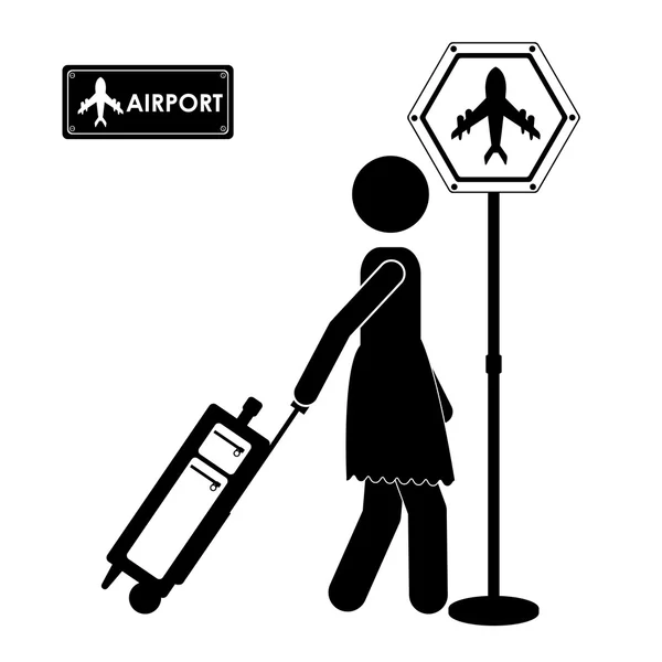 Diseño de icono de viaje — Foto de Stock
