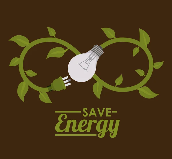 Save energy design — Stock Photo, Image