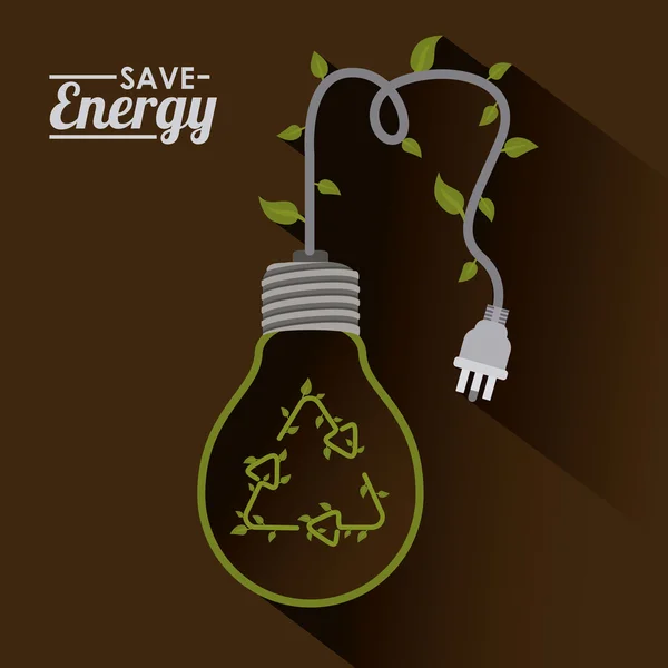 Save energy design — Stock Photo, Image