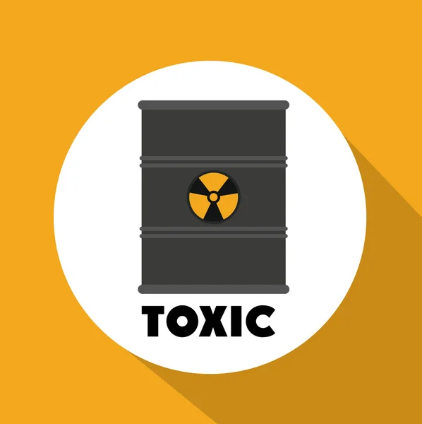 Toxic and Pollution design — Stock Vector