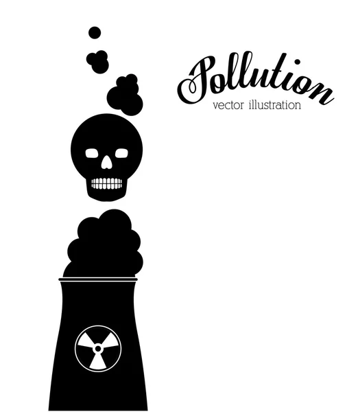 Toxic and Pollution design — Stock Vector