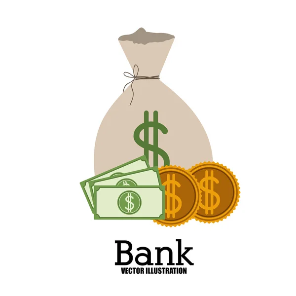 Банк дизайн — стоковий вектор