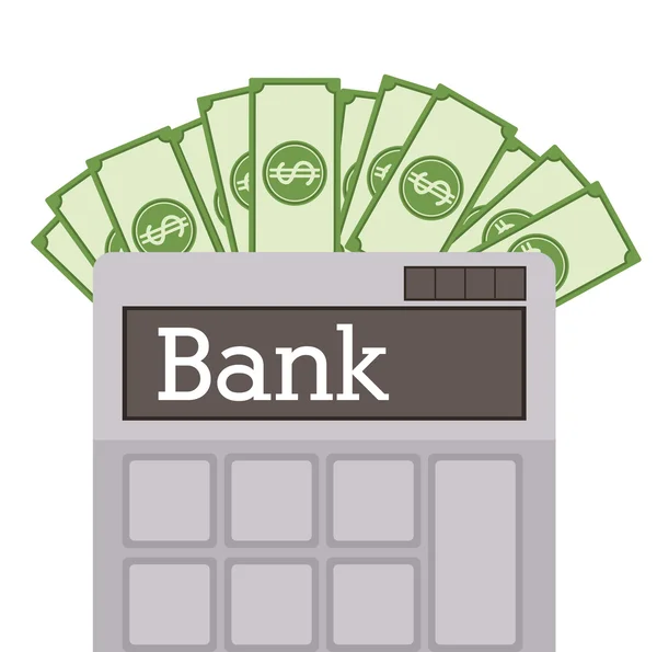Conception bancaire — Image vectorielle