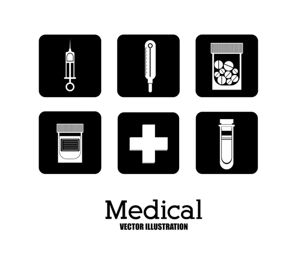 Diseño médico — Vector de stock