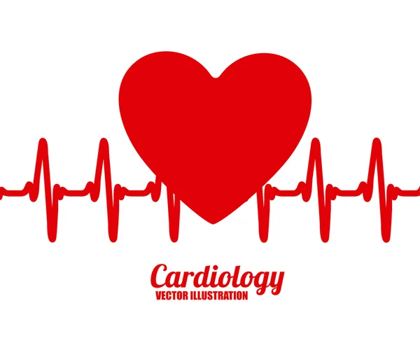 Cardiologie ontwerp — Stockvector