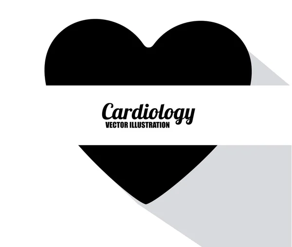 Cardiologie ontwerp — Stockvector