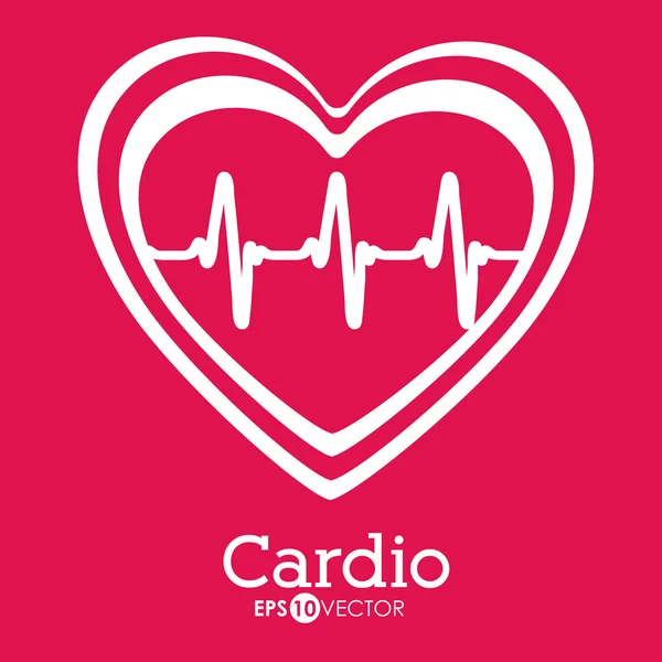 Cardiologie ontwerp — Stockvector