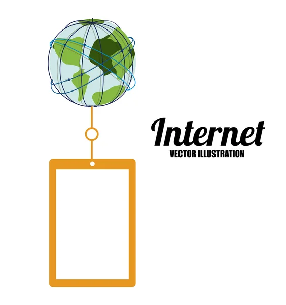 インターネットの設計 — ストックベクタ