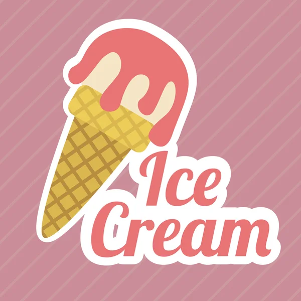 Ice cream design — Stock Vector