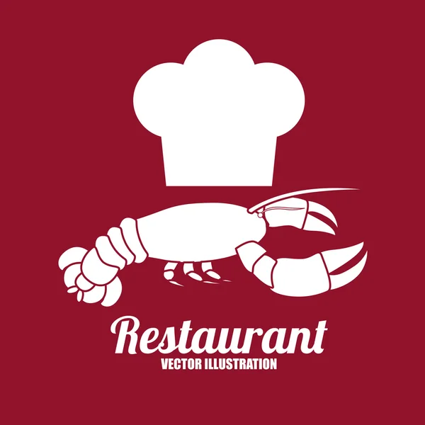 Diseño del restaurante — Vector de stock