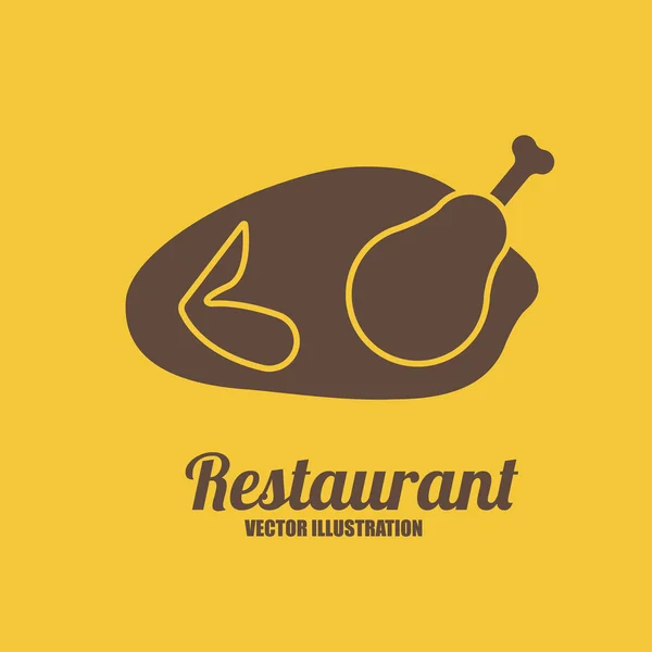 Restaurantdesign — Stockvektor