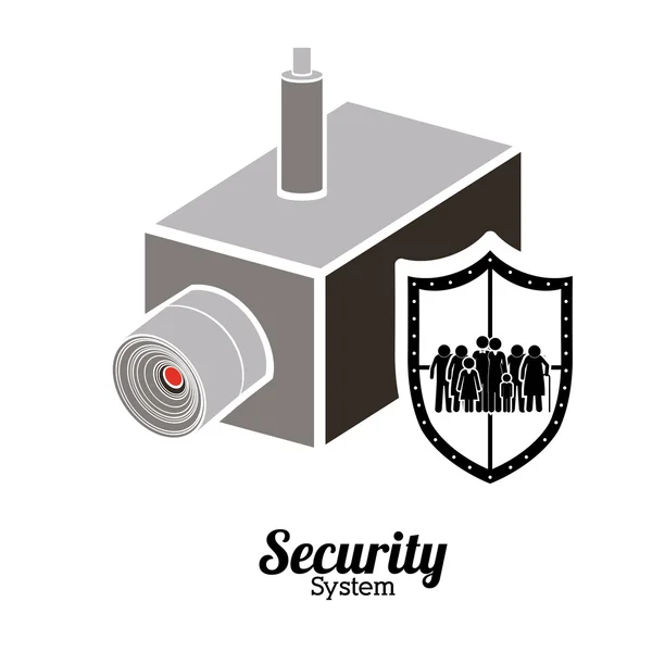Projeto de Segurança e Seguro — Vetor de Stock