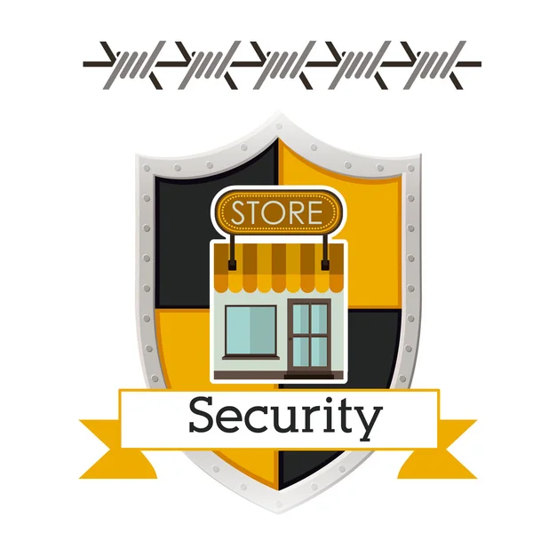 Securitate și proiectare asigurări — Vector de stoc