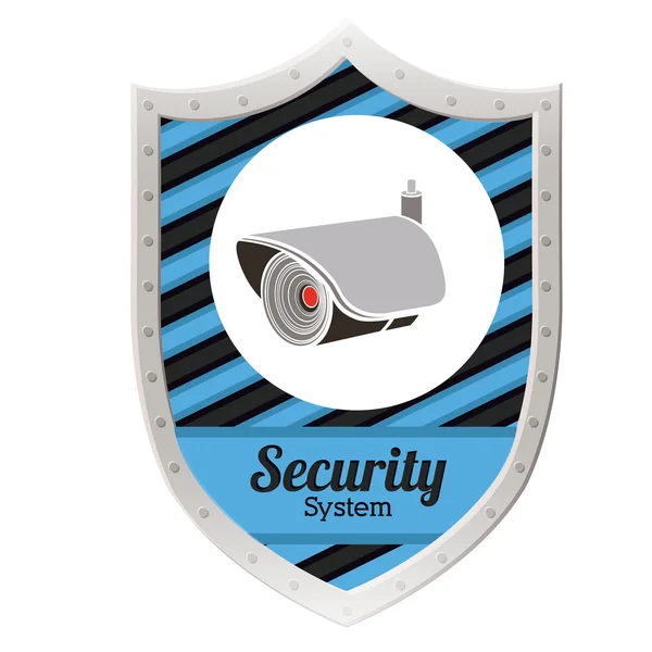 Diseño de seguridad y seguridad — Vector de stock