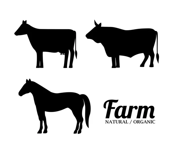 Farm food design — Stock vektor