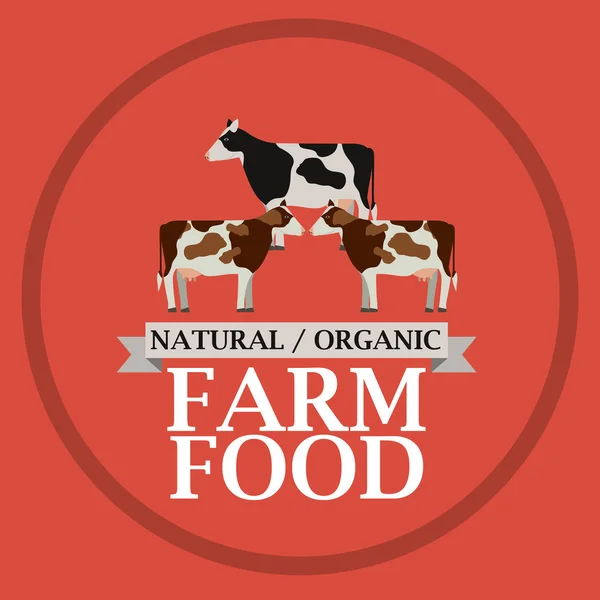 Farm food design — Stock vektor
