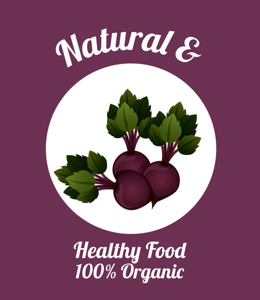 Design alimentaire naturel — Image vectorielle