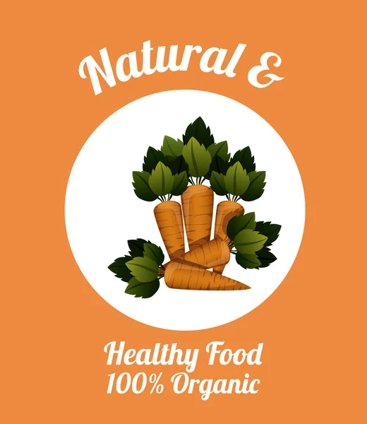 Design alimentaire naturel — Image vectorielle