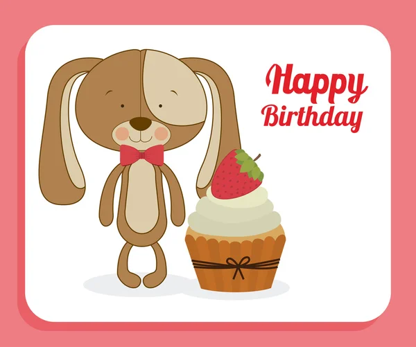 Happy birthday design — Stock Vector