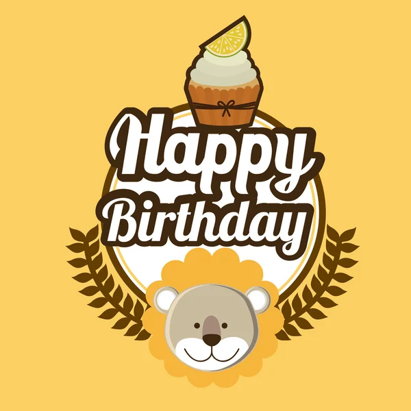 Happy birthday design — Stock Vector