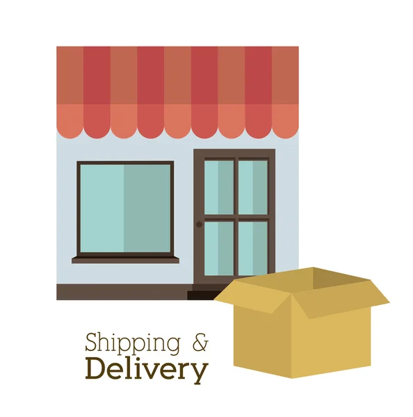 Delivery design — Stock Vector