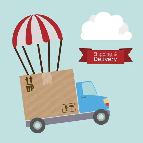 Delivery design — Stock Vector