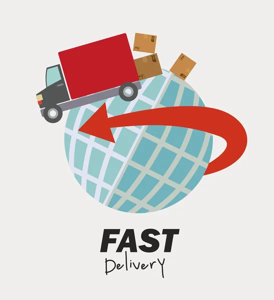 Delivery design — Stock Vector