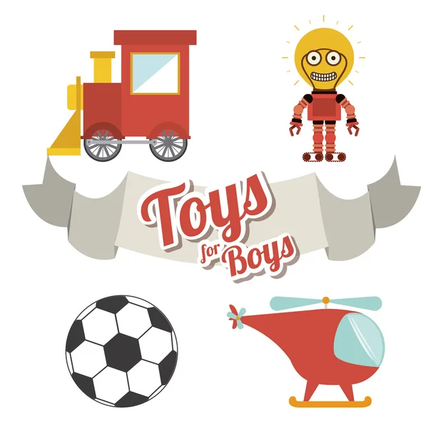 Design de brinquedos — Vetor de Stock
