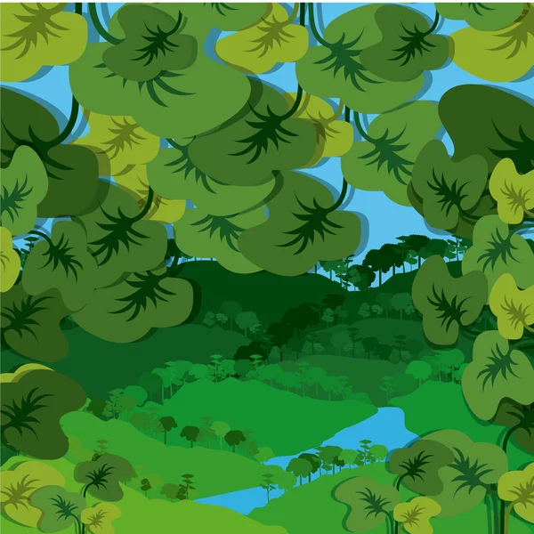 Conception de jungle — Image vectorielle