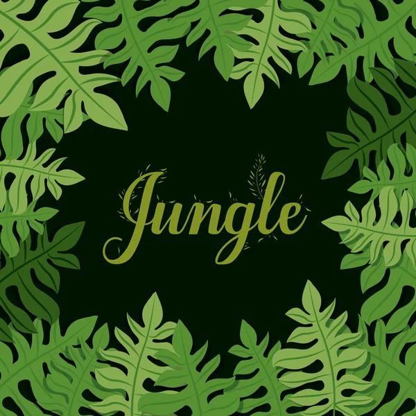 Jungle ontwerp — Stockvector
