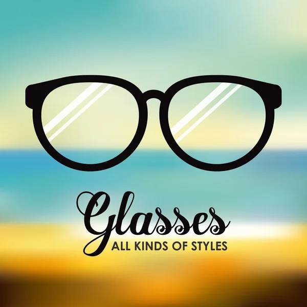 Glasses design — Stock Vector
