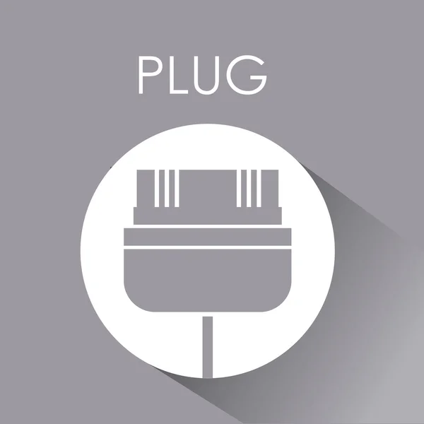 Diseño Plug y Usb — Archivo Imágenes Vectoriales