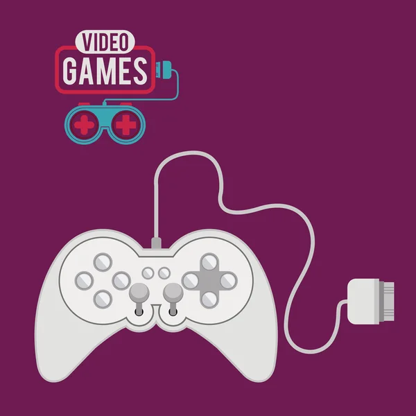 Video Games design — Stock Vector