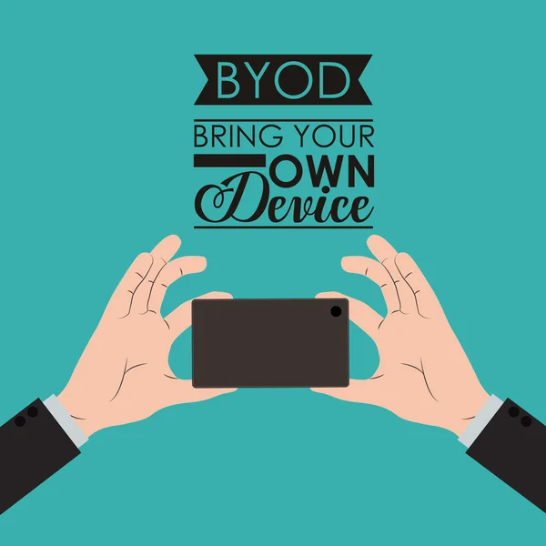 Byod デザイン — ストックベクタ