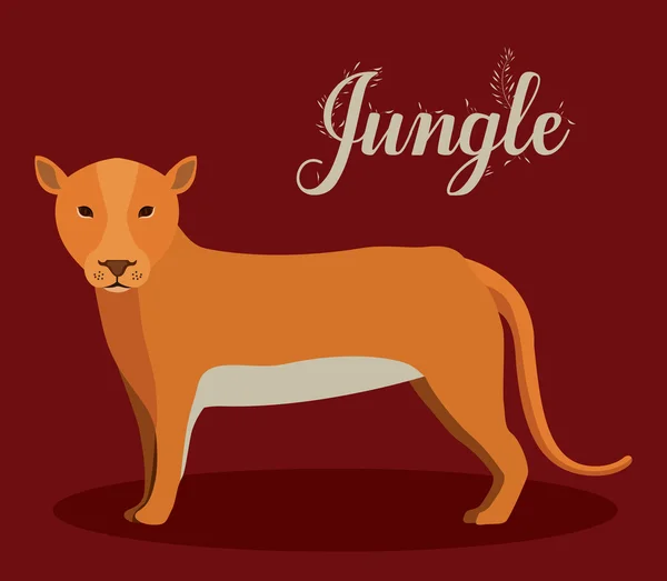 Conception de jungle — Image vectorielle