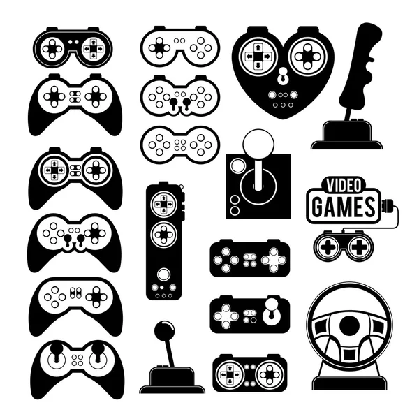 Video Games design — Stock Vector