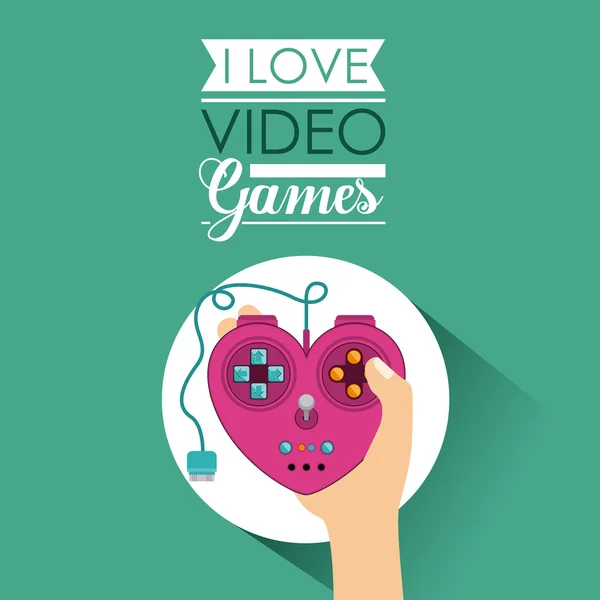 Video oyunları tasarım — Stok Vektör