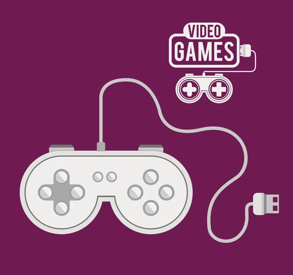 Video Games design — Stock Vector