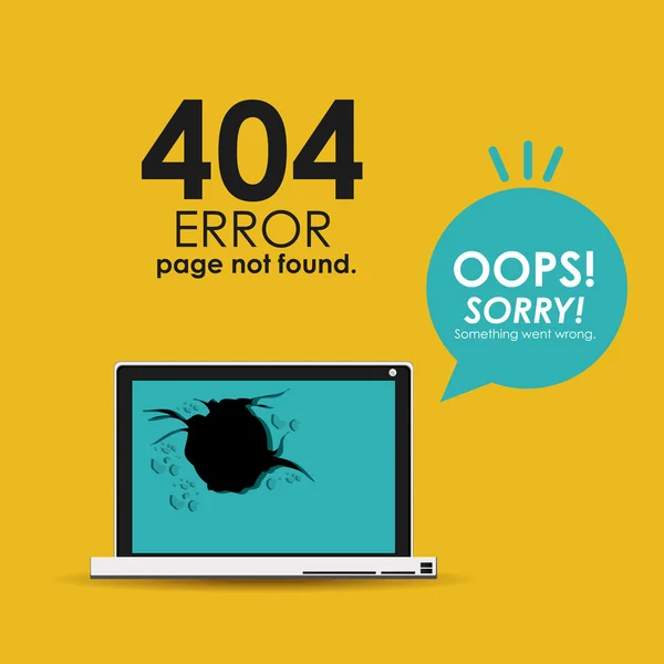 Error design — Stock Vector