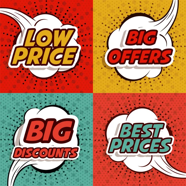 Big sale design — Stock Vector