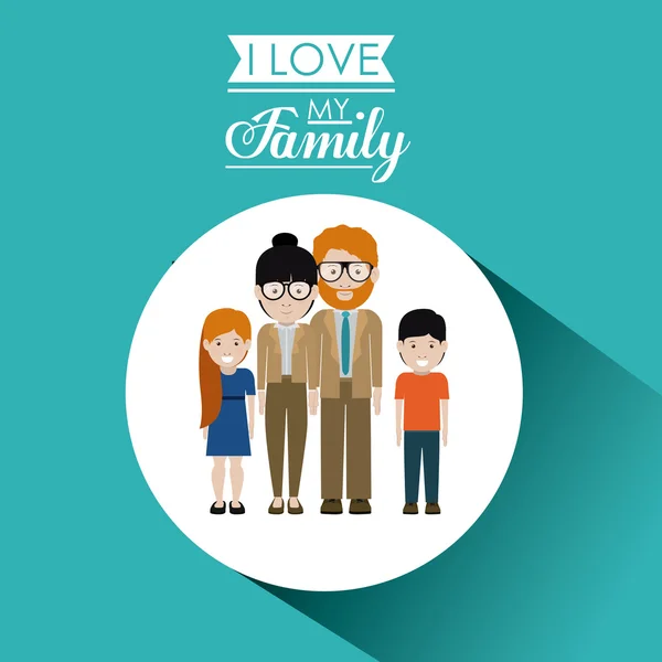 Family design — Stock Vector