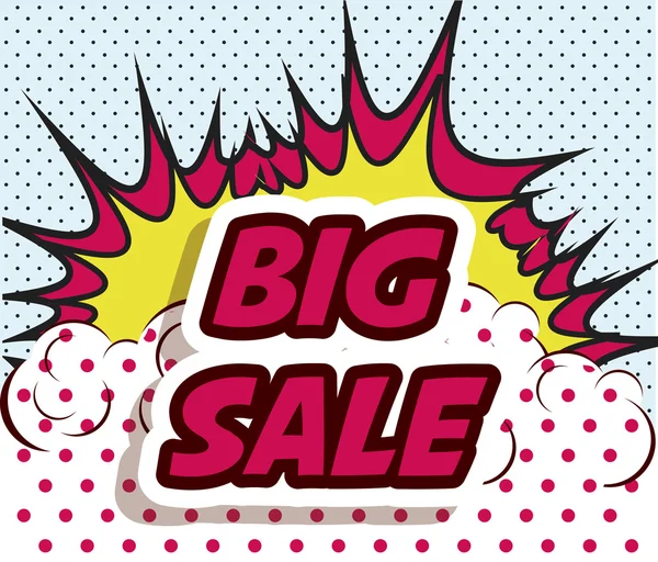 Big sale design — Stock Vector