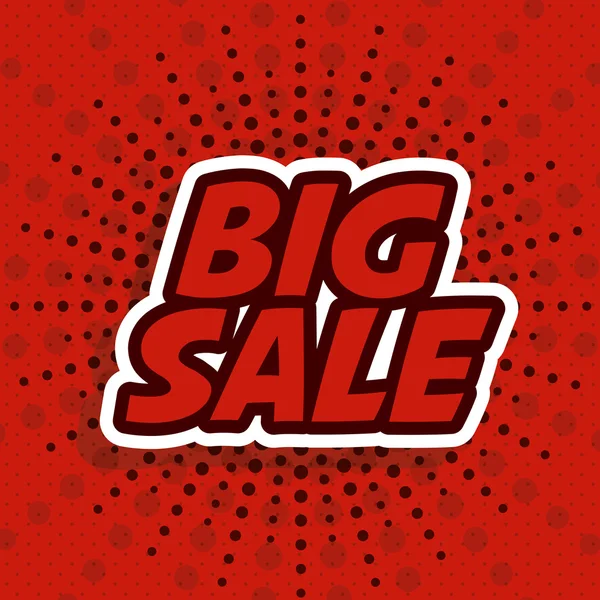 Big sale design — Stock Vector